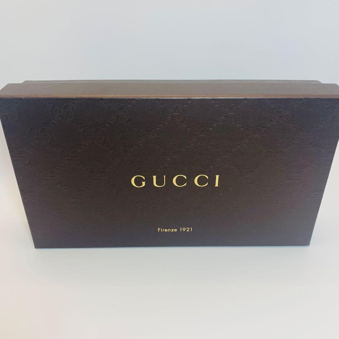 ⭐️グッチ 長財布 GGキャンバス 282477 ブラウン パープル ゴールド