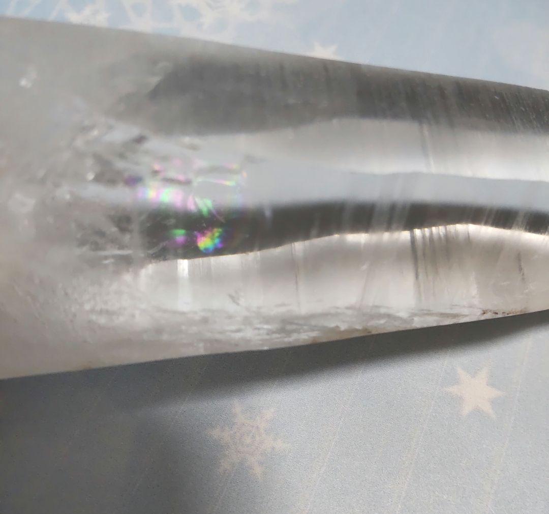 希少クリスタルポイント❢ 虹入りピュアレイ・レムリアンシード♡