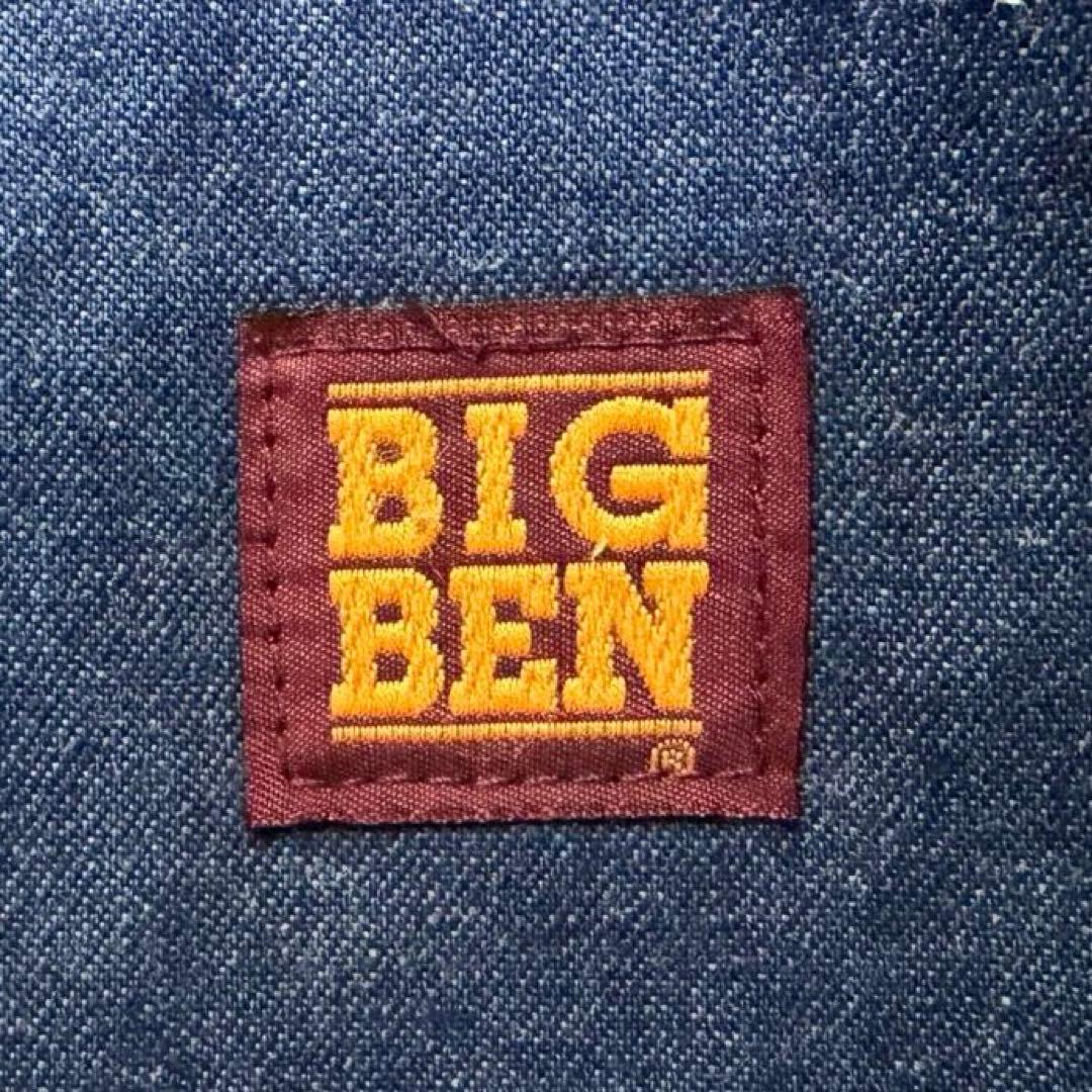 USA製80s◯BIGBEN ビッグベン カバーオール 裏地 濃紺 44 XL