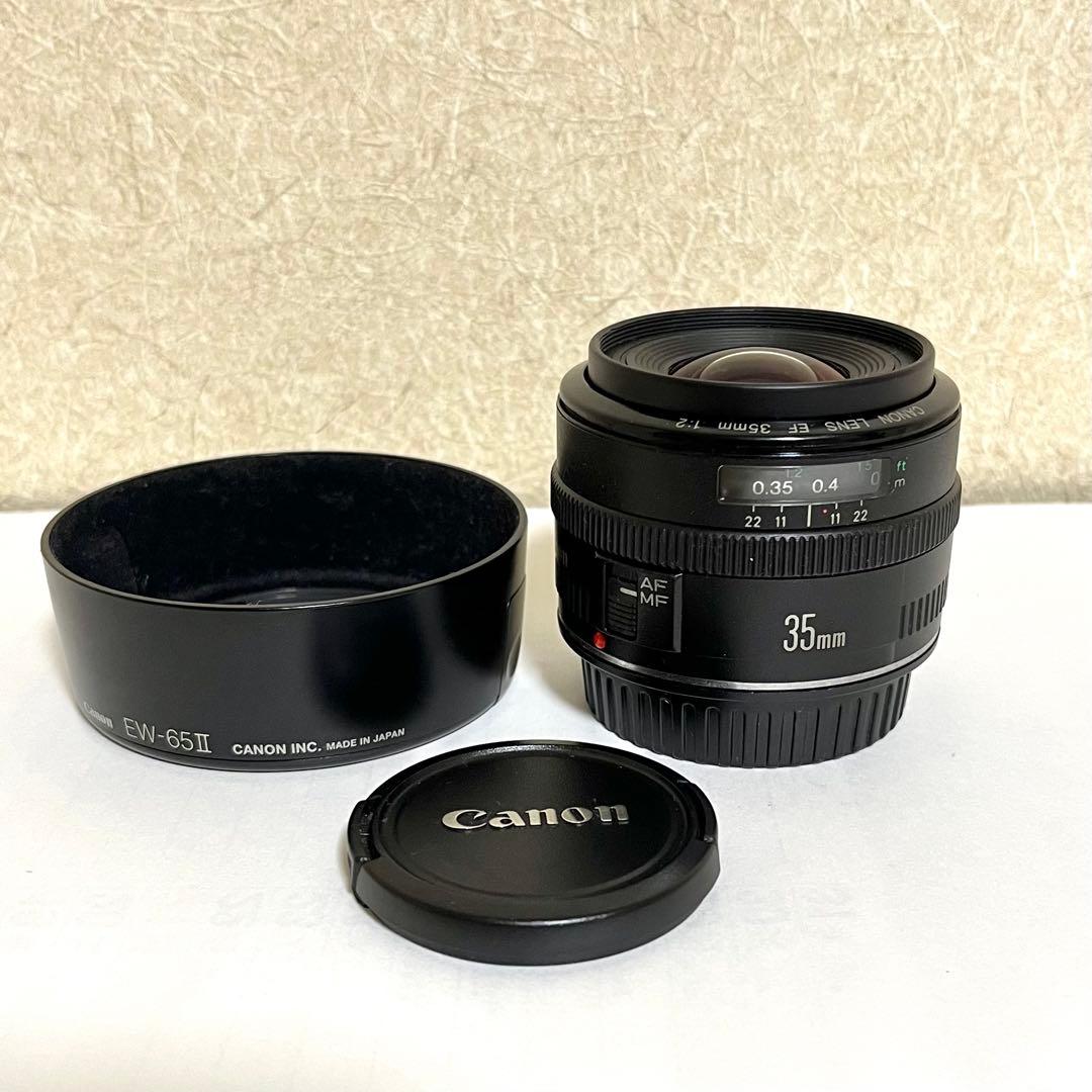 Canon EF 35mm f/2 単焦点レンズ （クモリやカビ無し）