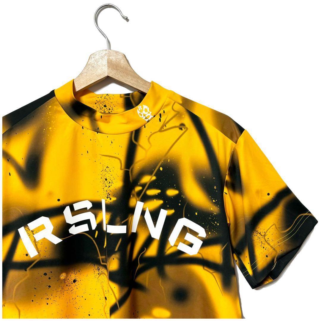 ラッセルノ ゴルフ ロゴプリント スプレー モックネック セットアップ M 4