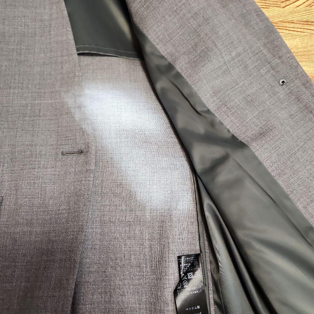 本日限定！【美品】スピックアンドスパン ダブルクロスVカラージャケット グレー