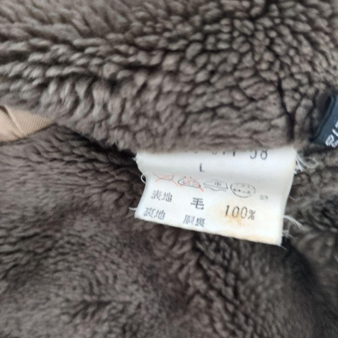 ✨希少✨ バーバリー ラムウール100% ボアギャングコート ヴィンテージ L