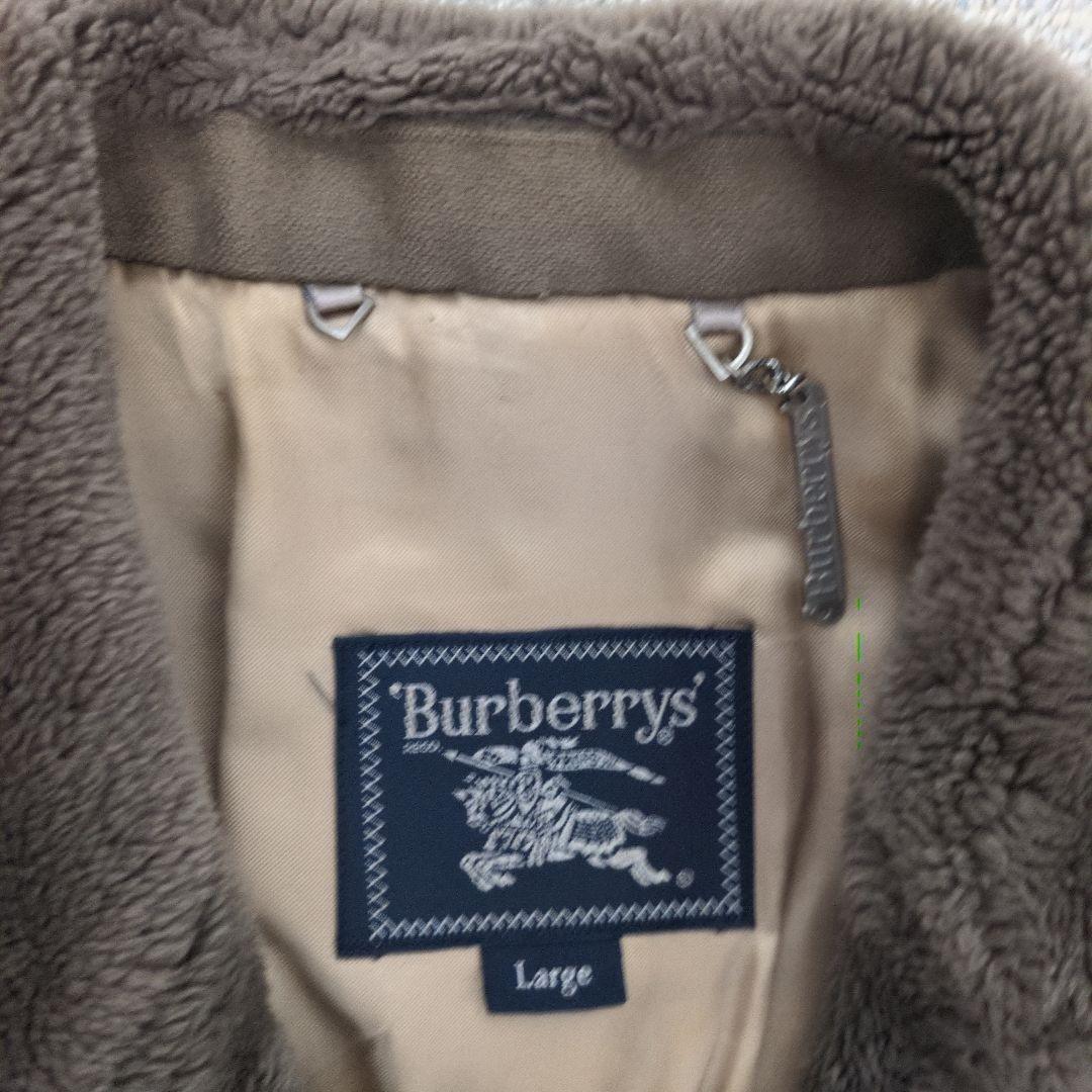 ✨希少✨ バーバリー ラムウール100% ボアギャングコート ヴィンテージ L