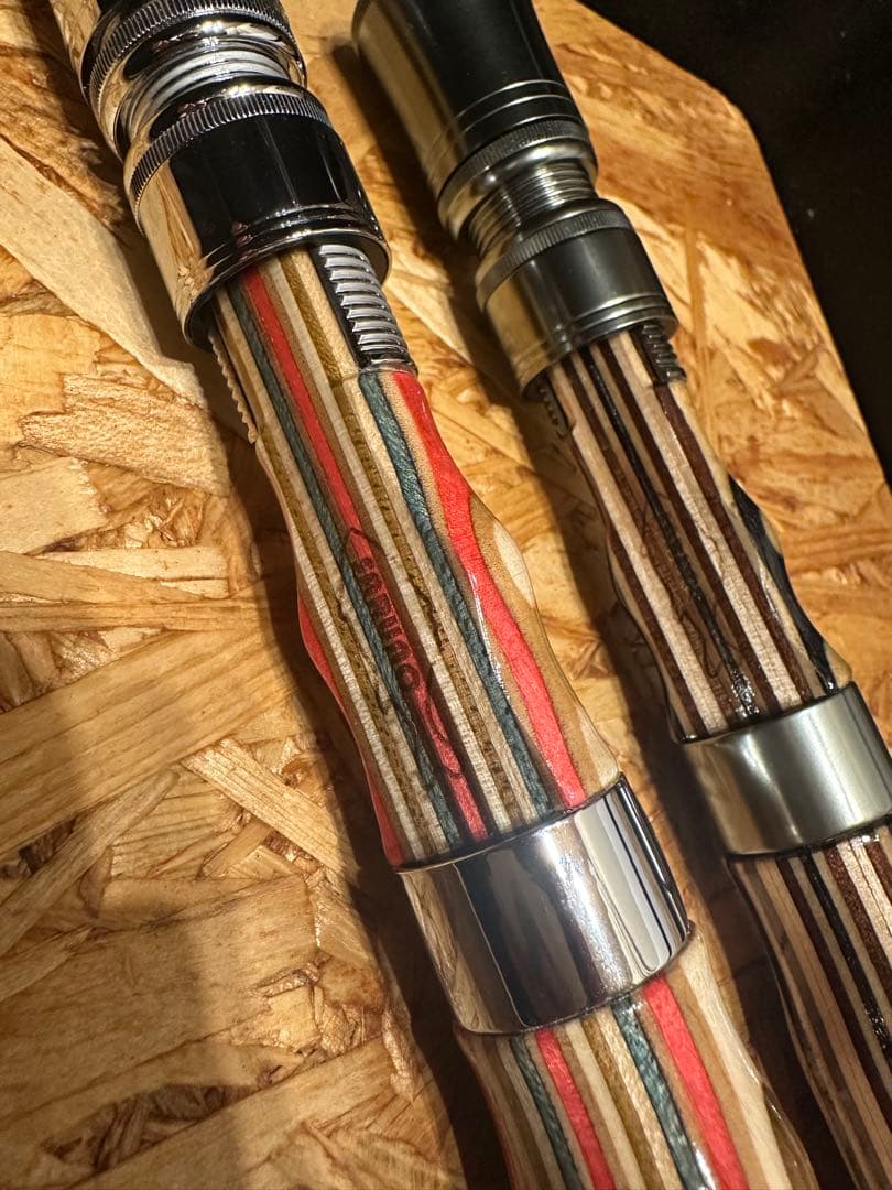 ハンドメイドグリップ　トップウォーター 渓流ベイトフィネスグラスアイ