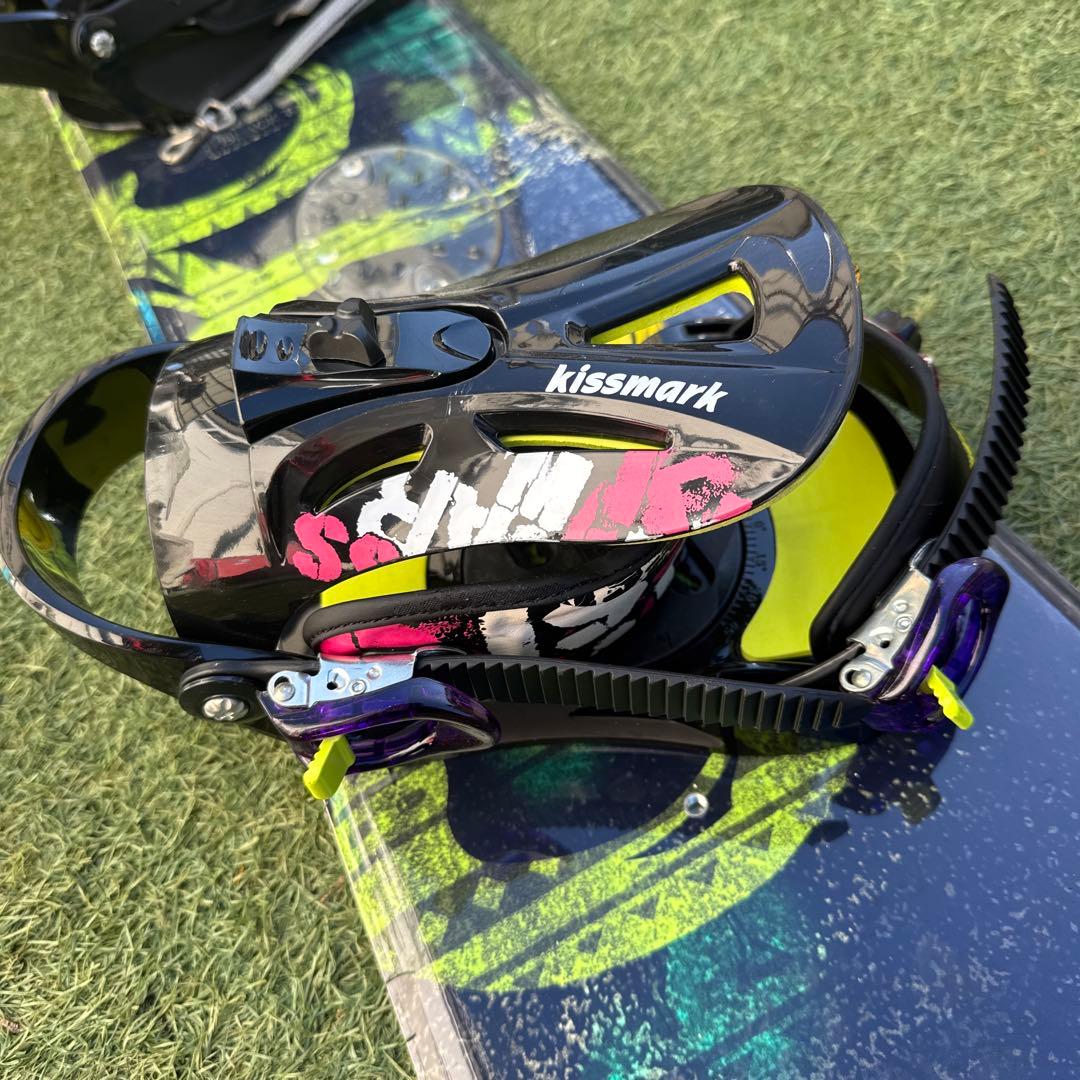 キスマークCITYCORAL 151 スノーボードセット RIDEバインディング