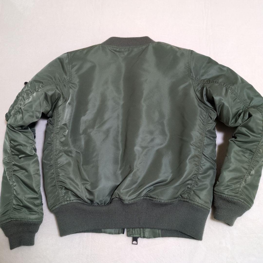 ⭐️極美品⭐️AVIREX　MA-1フライトジャケット　カーキ　レディースL
