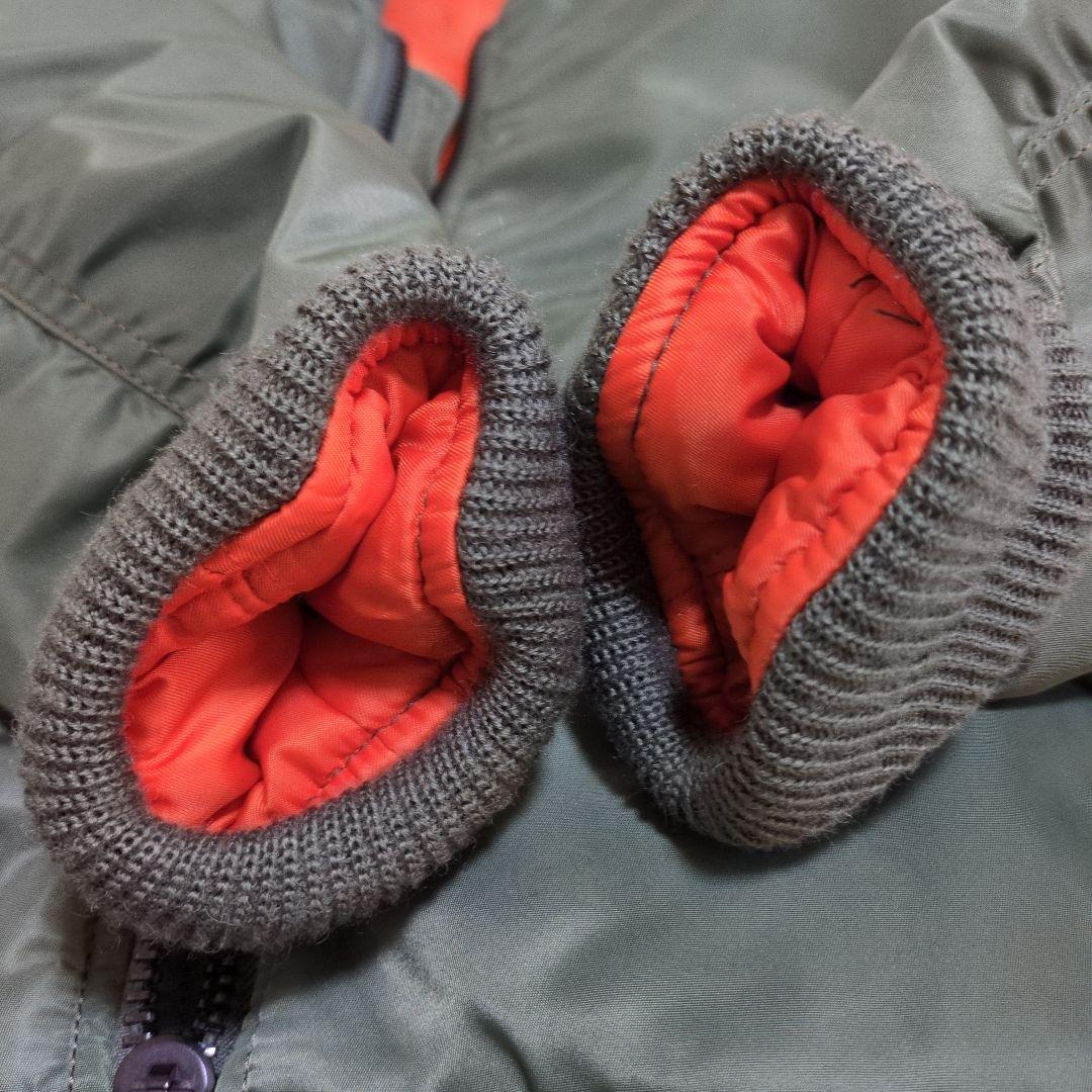 ⭐️極美品⭐️AVIREX　MA-1フライトジャケット　カーキ　レディースL