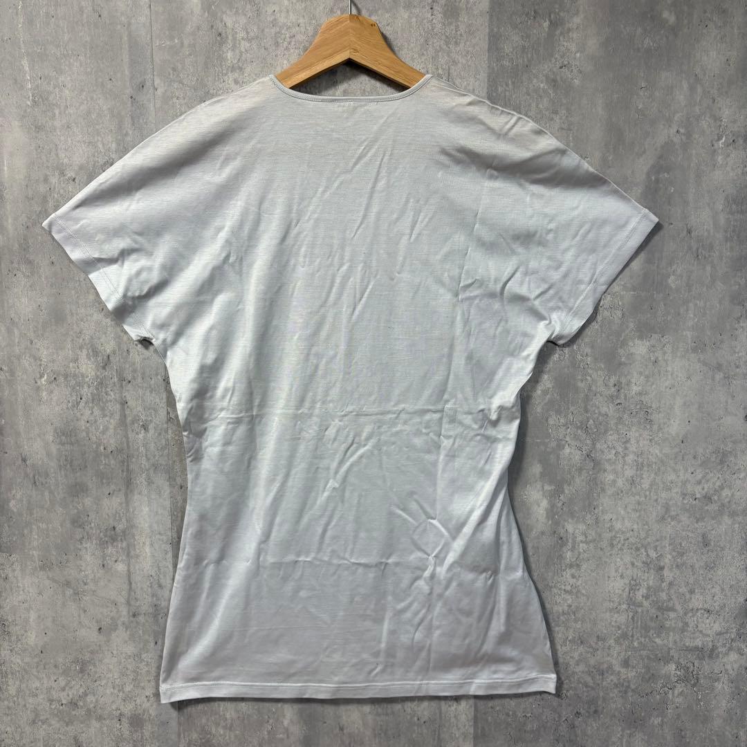 エルメス HERMÈS マルジェラ期 半袖シャツ カットソー 袖ロゴ 刺繍