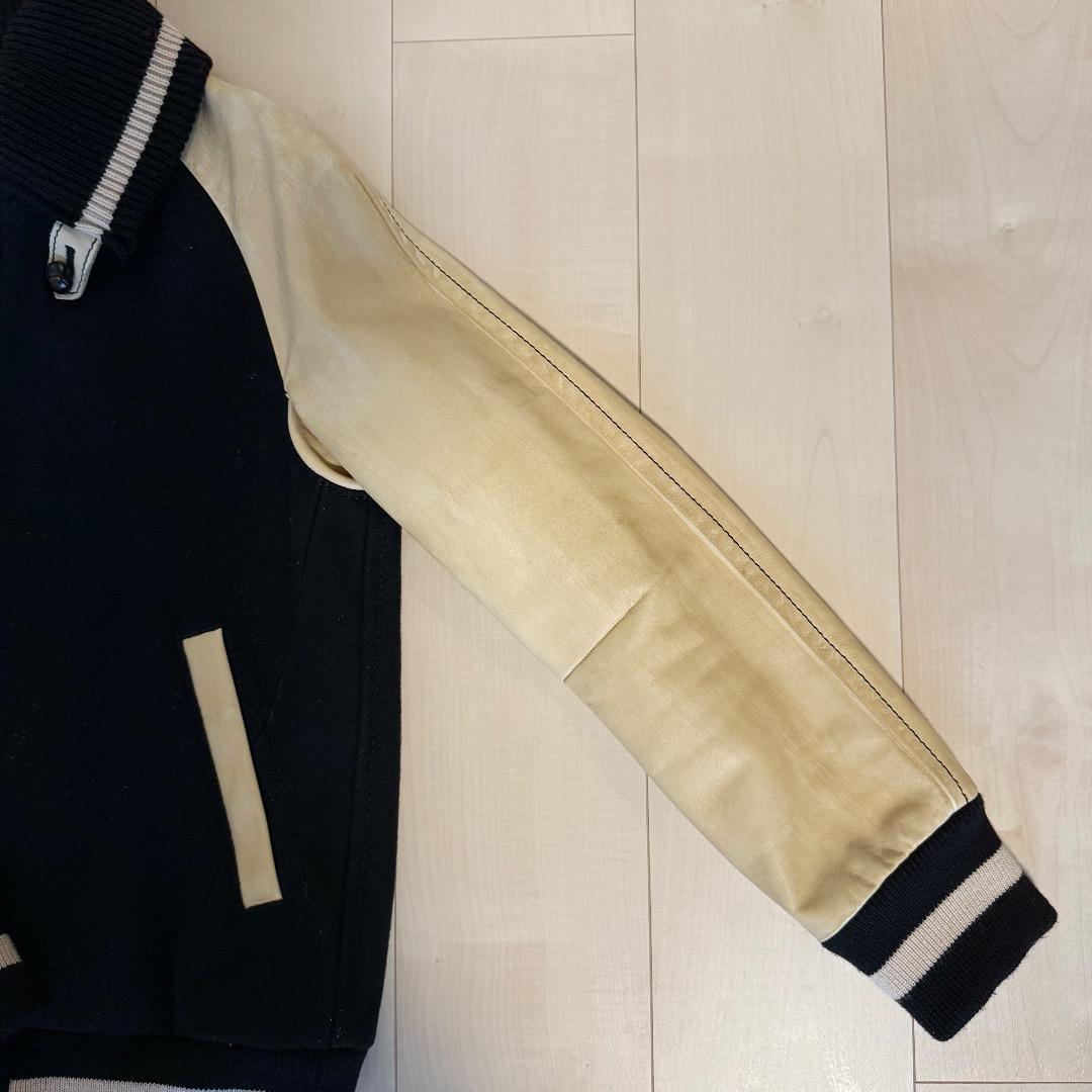 NUMBER (N)INE／スタジャン／本革・ウール／サイズ2／ナンバーナイン