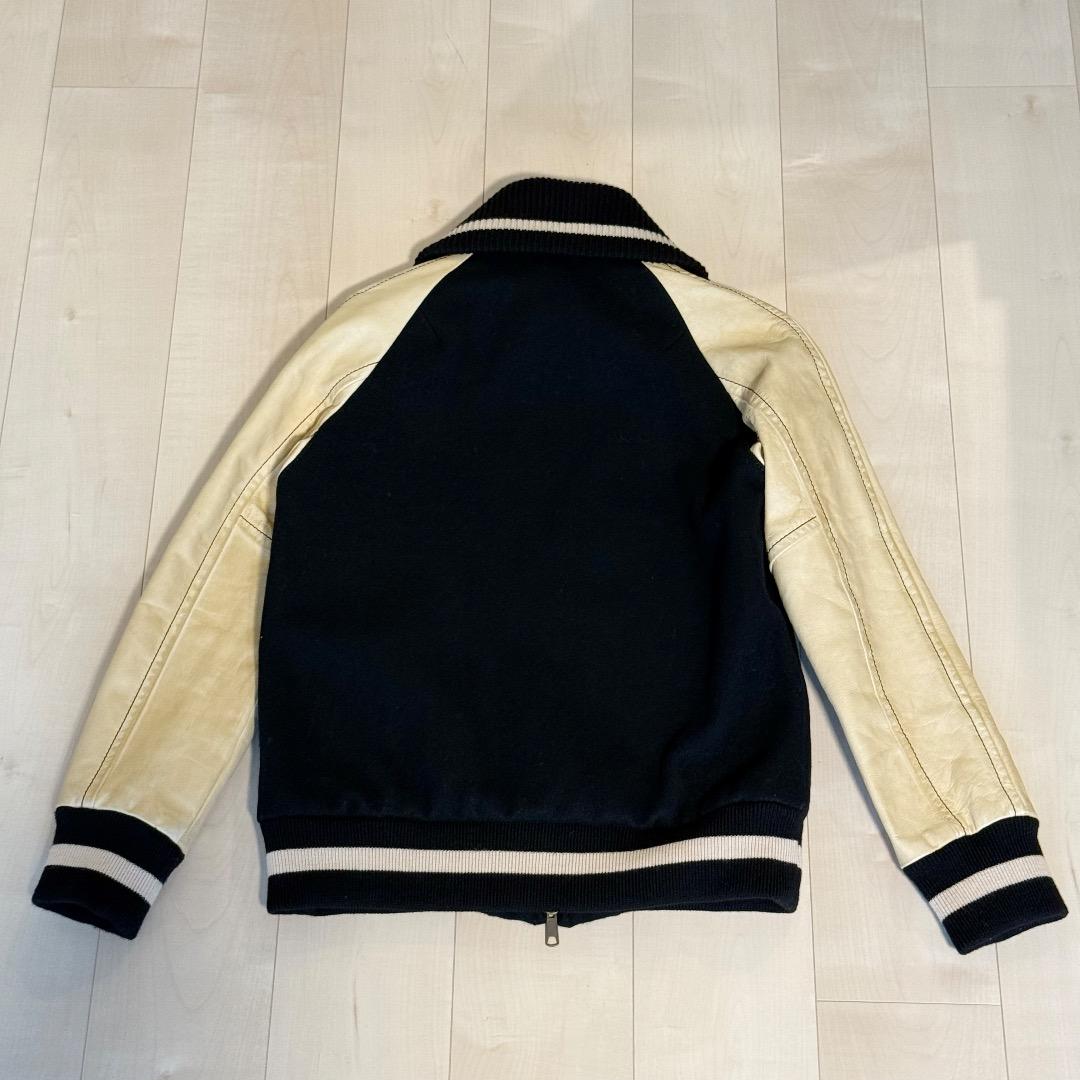 NUMBER (N)INE／スタジャン／本革・ウール／サイズ2／ナンバーナイン