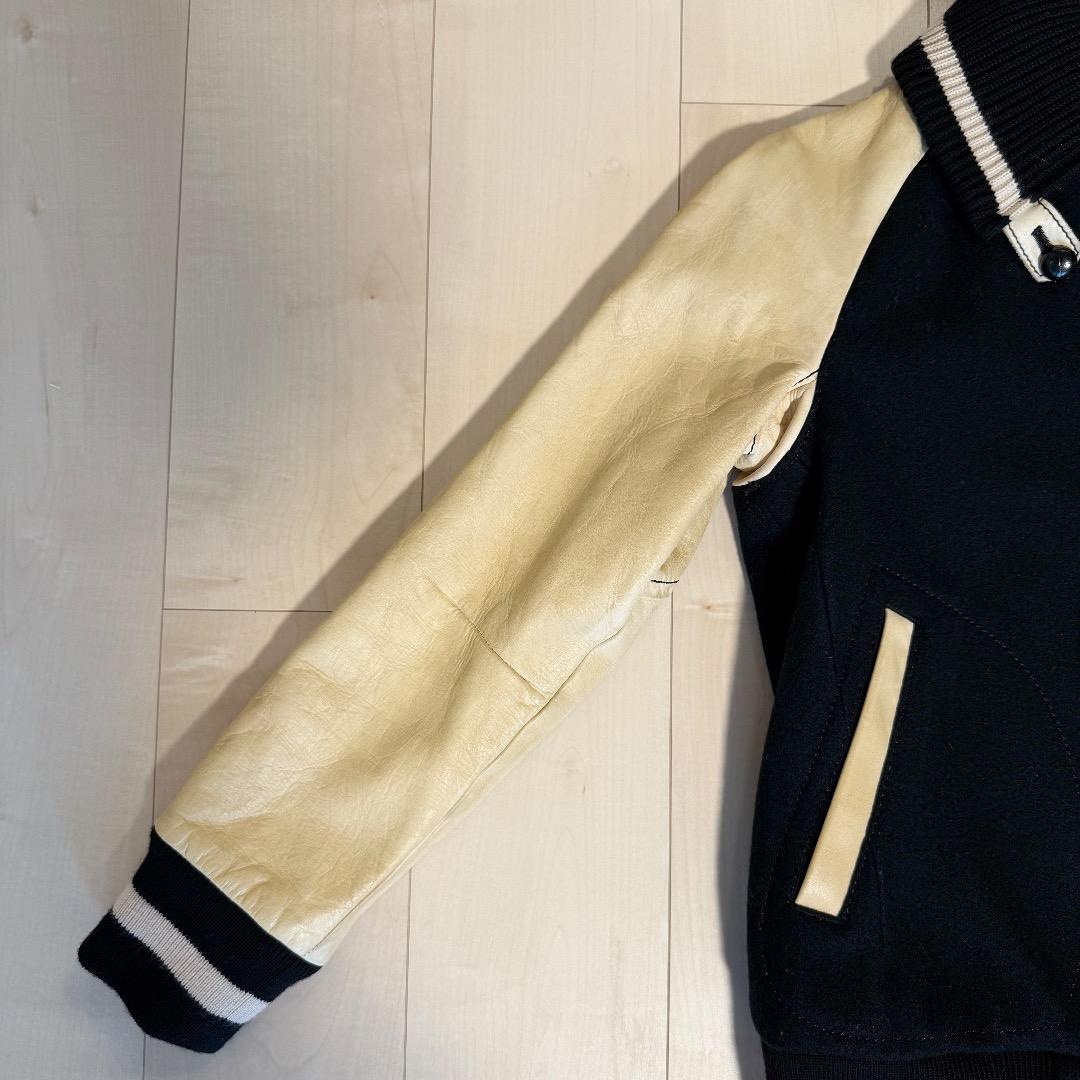 NUMBER (N)INE／スタジャン／本革・ウール／サイズ2／ナンバーナイン