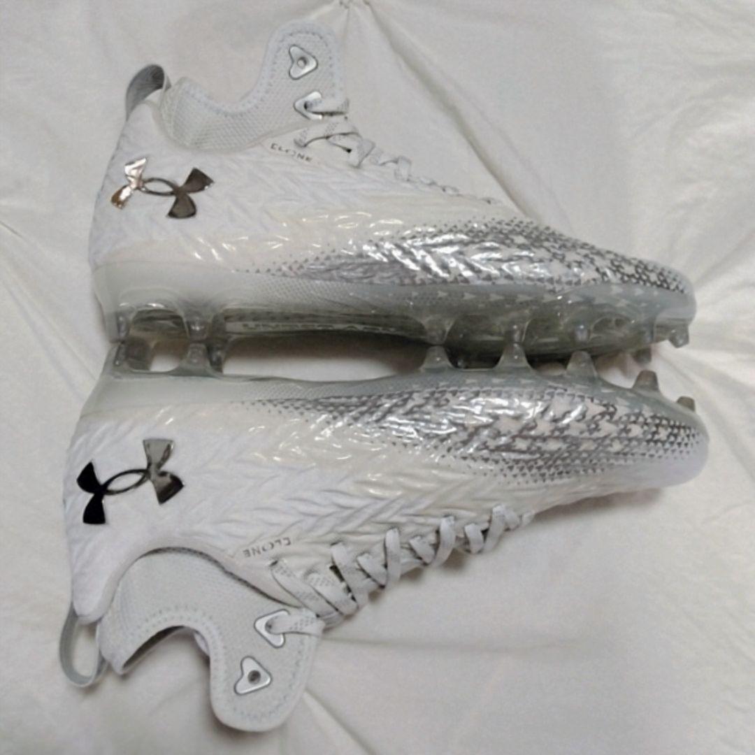 【新品未使用 27.5cm】アンダーアーマー アメフトスパイク スポットライト