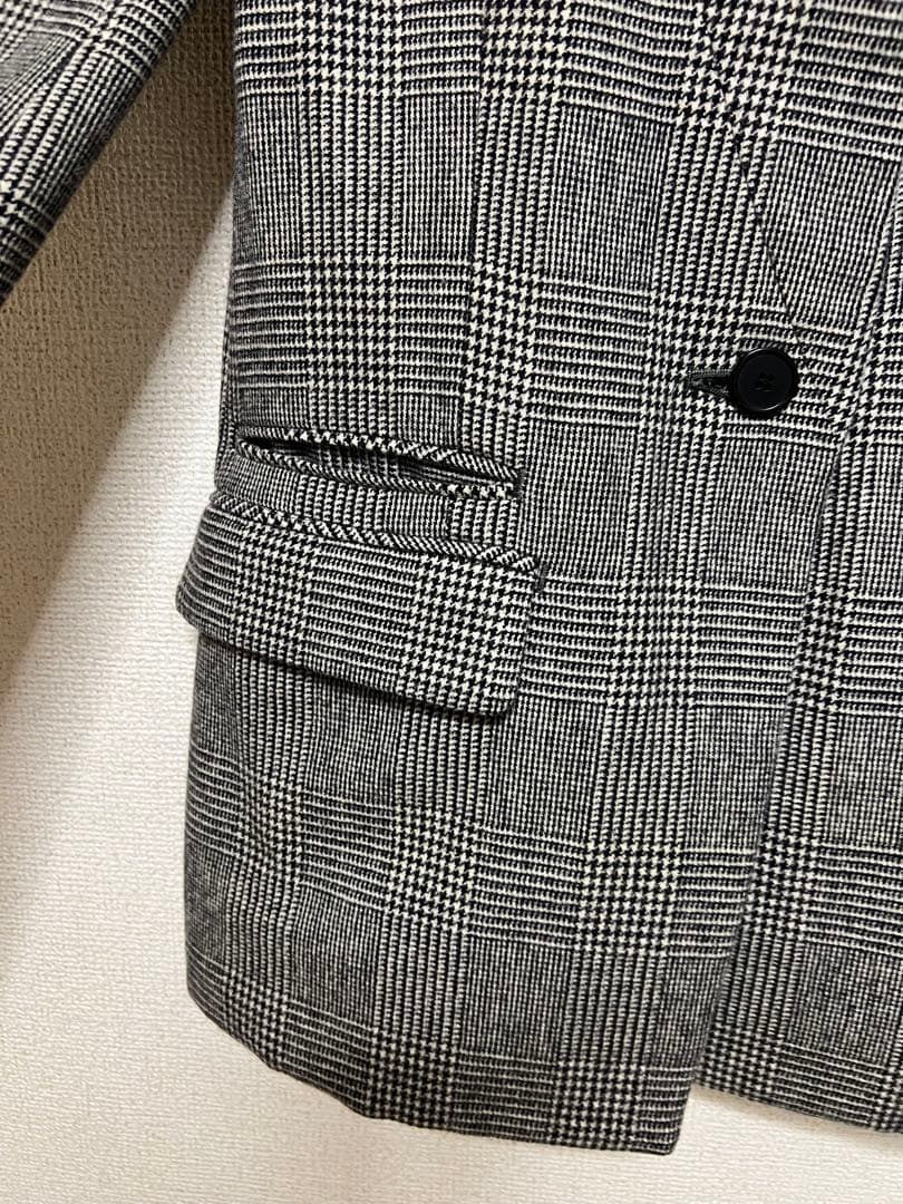 ☆jonnlynx タスマニアウール　グレンチェック　ジャケット☆