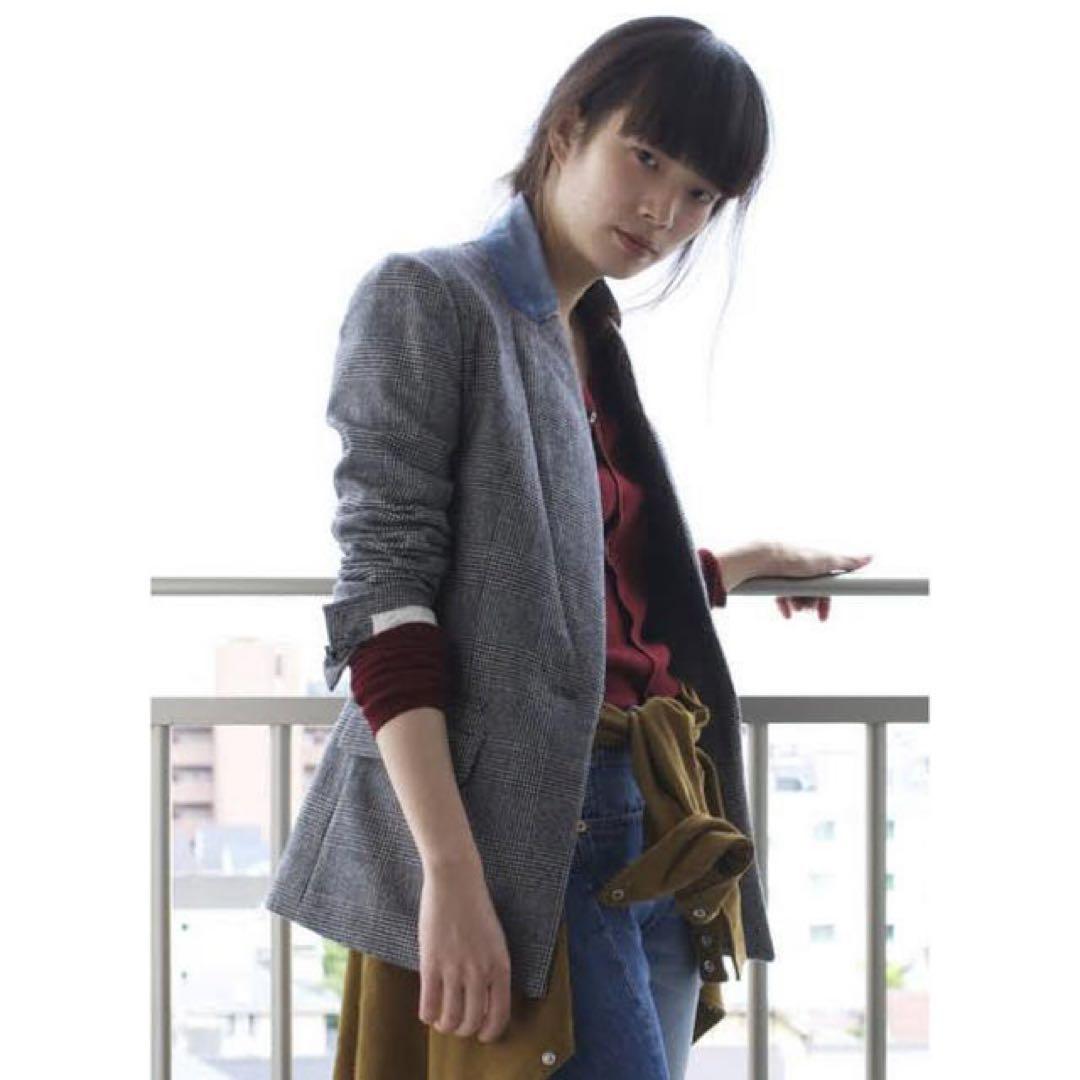 ☆jonnlynx タスマニアウール　グレンチェック　ジャケット☆