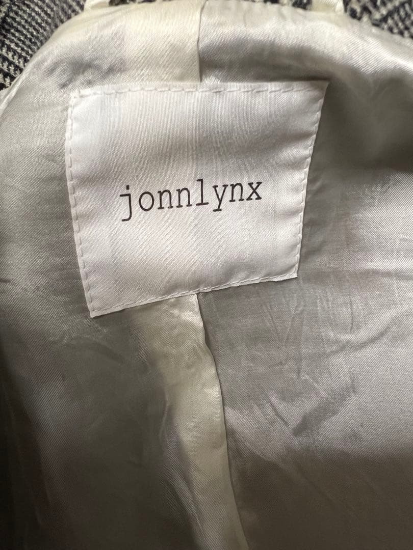 ☆jonnlynx タスマニアウール　グレンチェック　ジャケット☆