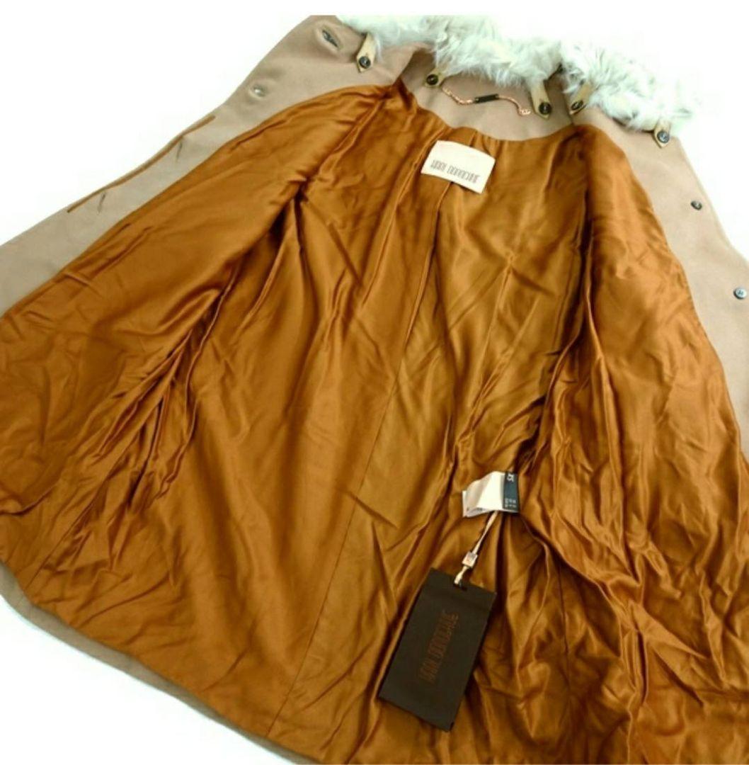 【新品】Karl Donoghue 高級ウール ミドル丈ノーカラーコート