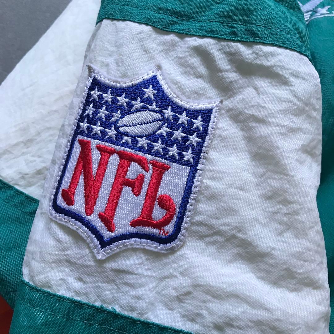 90s NFL PRO LINE マイアミドルフィンズ ナイロンジャケット 中綿