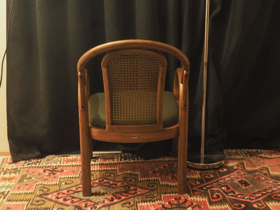 【値引中】“karimoku”アームラタンチェアA