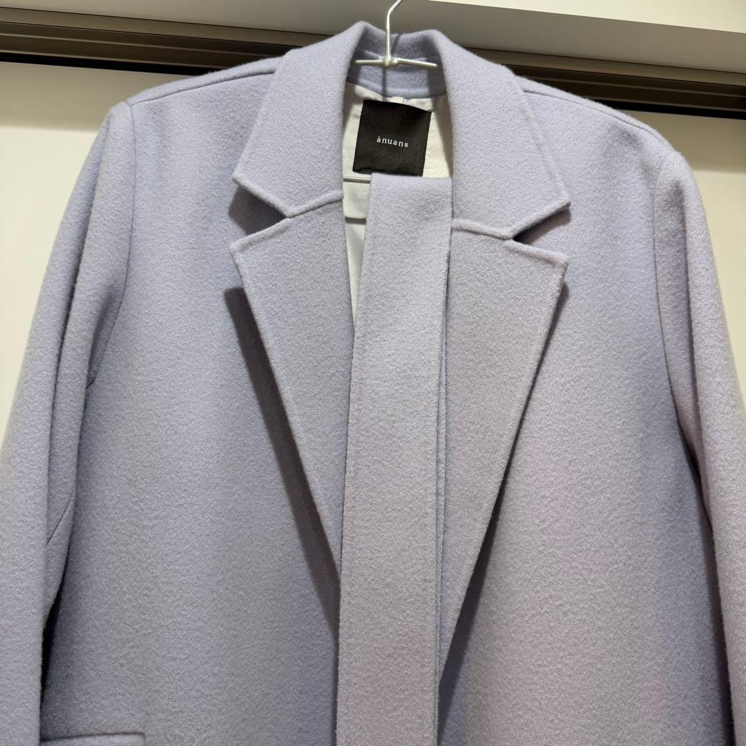 anuans リバーロングチェスターコート