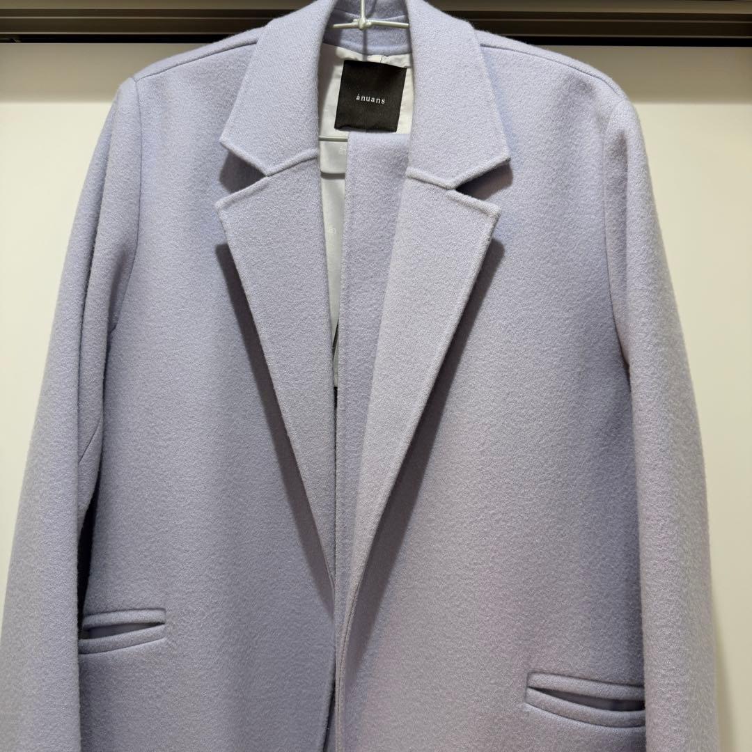 anuans リバーロングチェスターコート