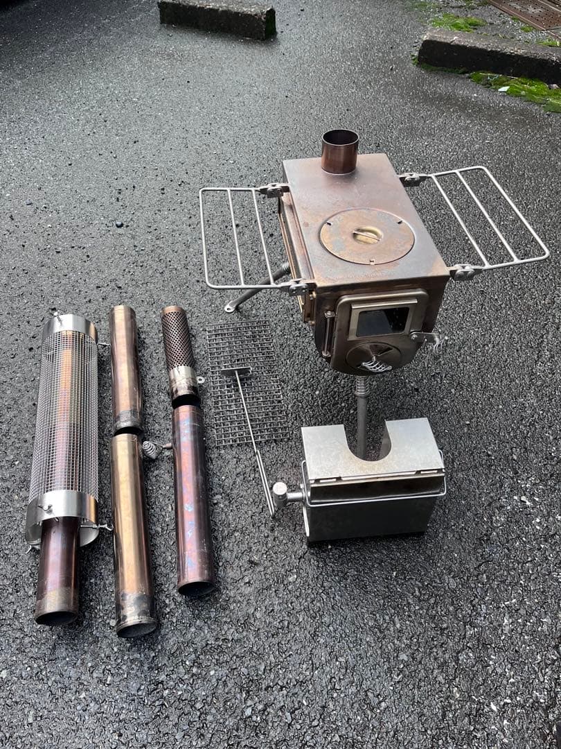 テンマクデザイン ウッドストーブ サイドヴューＭサイズ