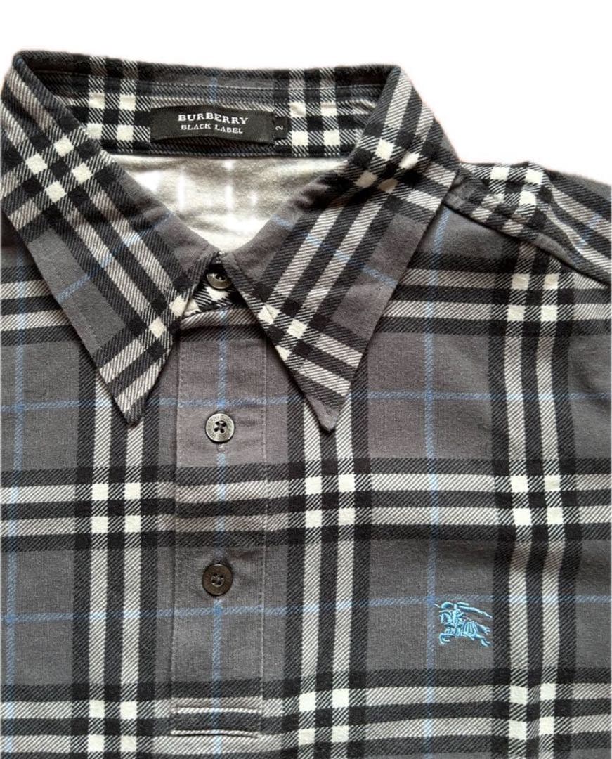 未使用保管品BURBERRY BLACK LABEL 半袖ポロシャツ◾️サイズ２