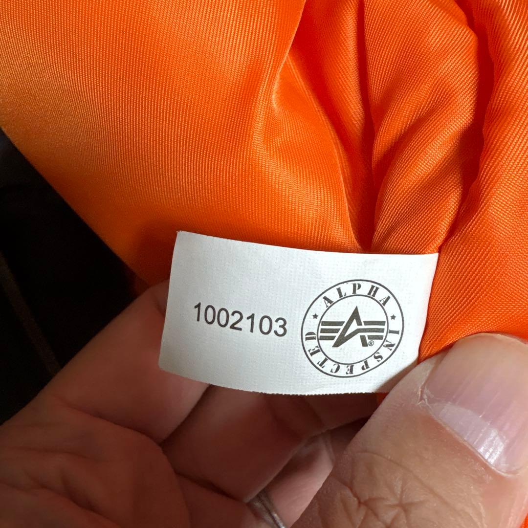 アルファ　N-3B ミリタリージャケット　ダークブラウン