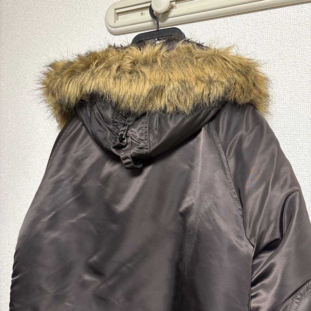 アルファ　N-3B ミリタリージャケット　ダークブラウン