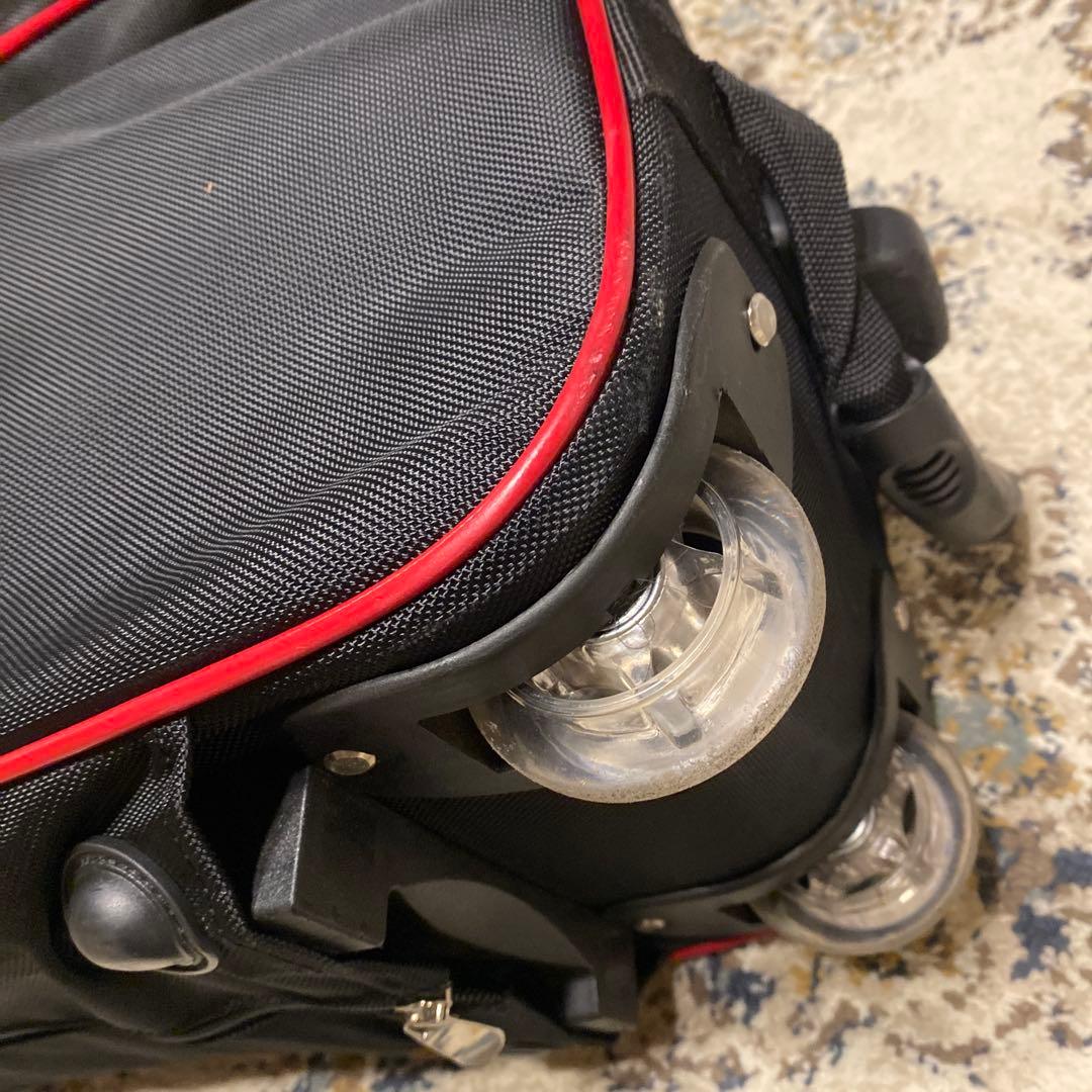 ダブルローラーバッグ BB100 赤黒