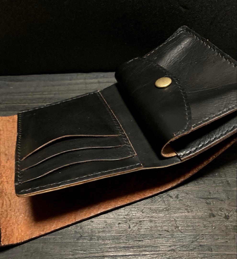 イタリアンレザー　三つ折りウォレット