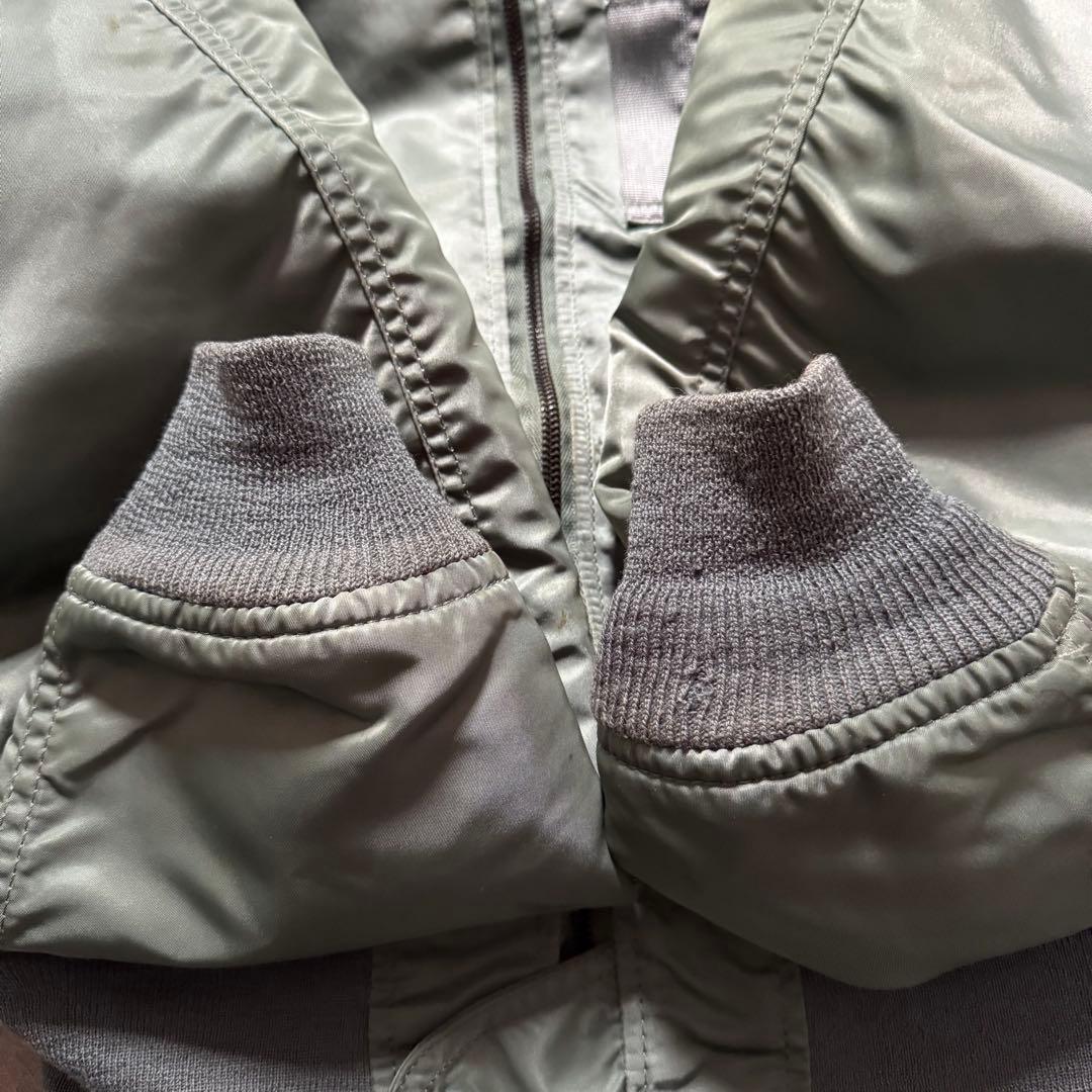 【50s 復刻】90s alpha フライトジャケット L-2B 黒タグ　USA