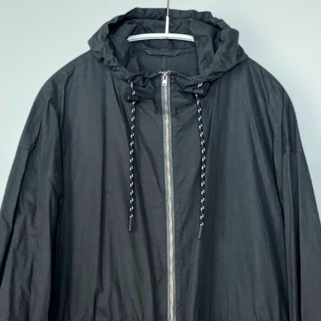 R&D.M.Co-オールドマンズテーラーガーメントダイフーディコート　ブラック