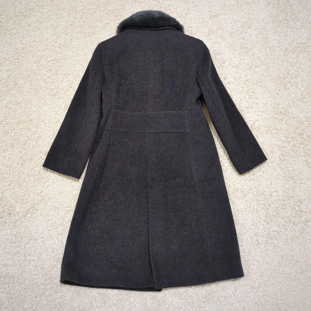 【希少】バーバリーブルーレーベル　ロングコート　ファー　２way　Aライン