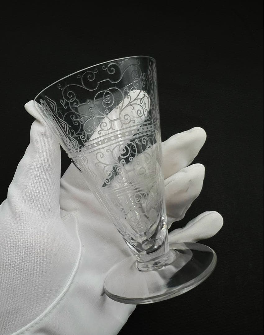 希少 バカラ リド アンティーク ワイングラスBaccarat Lido