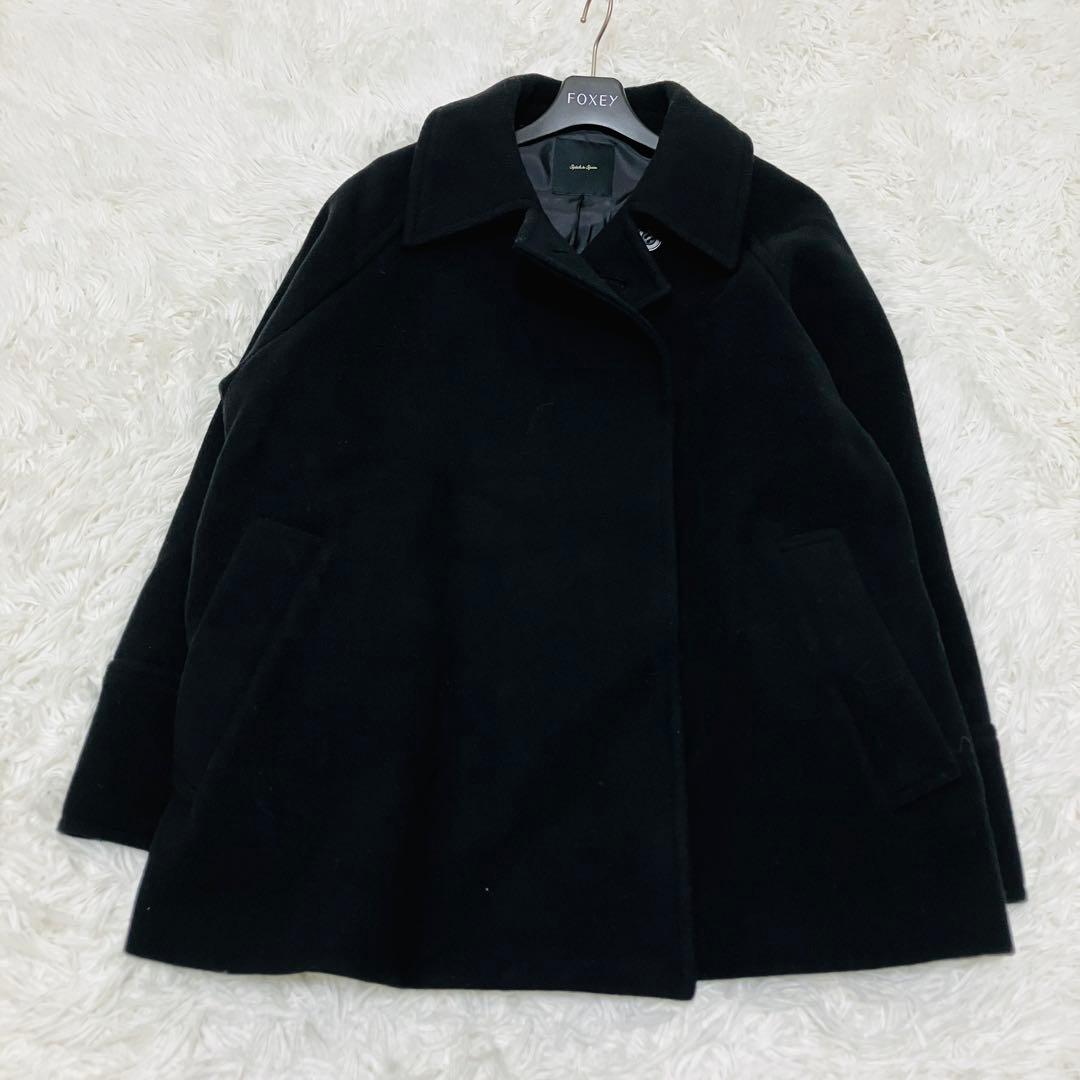 極美品✨Spick & Span　W/Nyモッサステンカラーショートコート