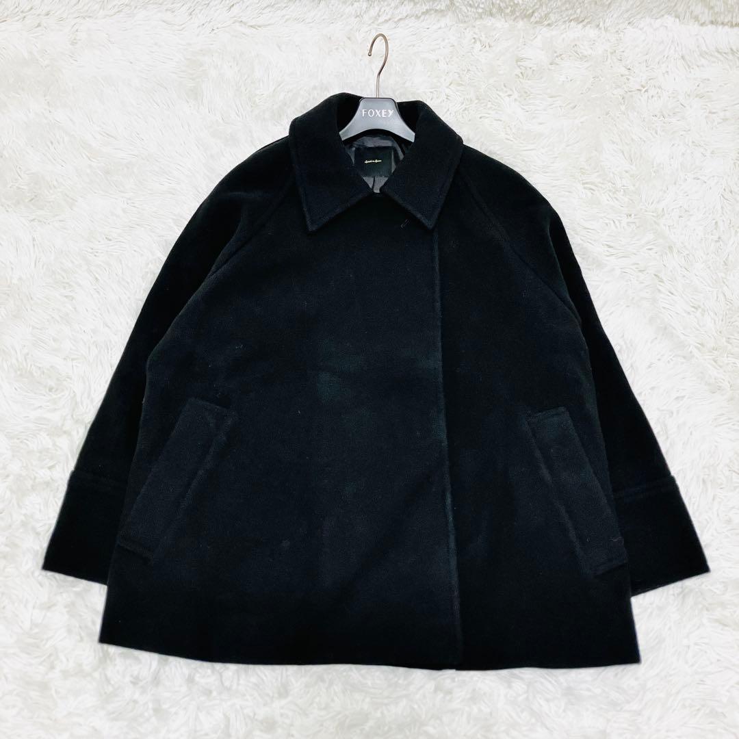 極美品✨Spick & Span　W/Nyモッサステンカラーショートコート