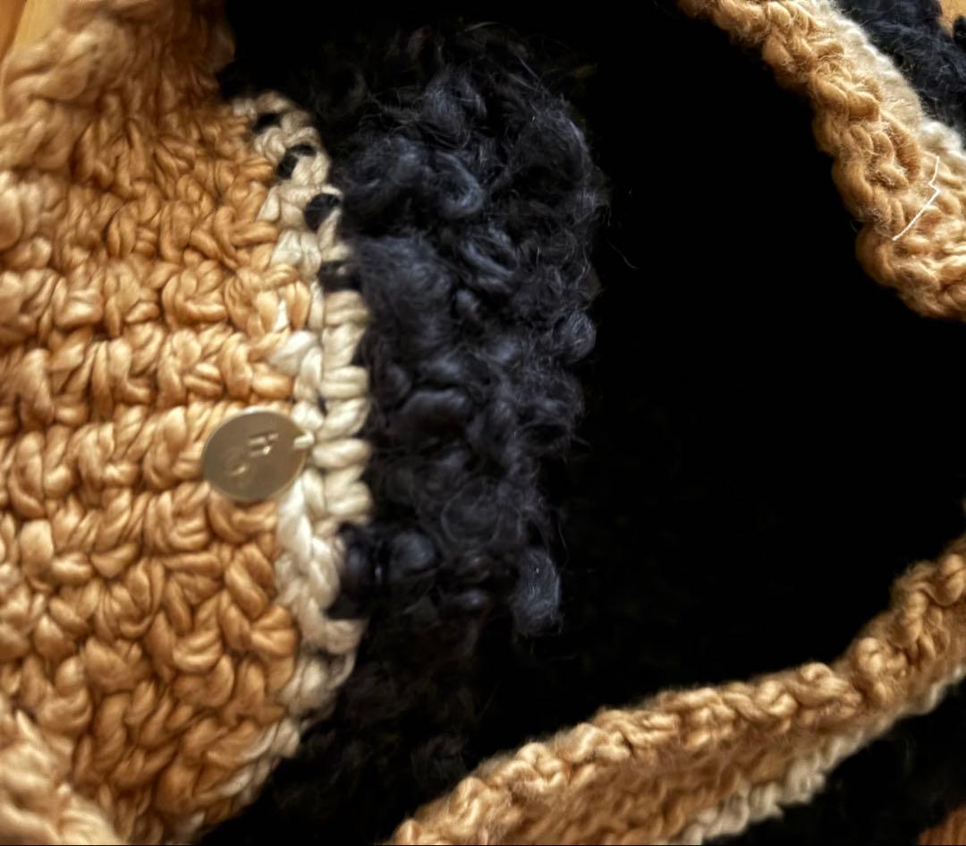 ミナペルホネン　ニットベレー帽