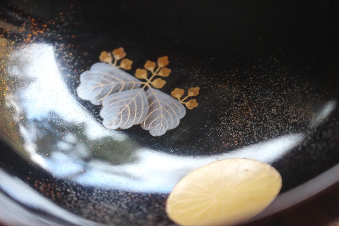 時代逸品！上質紅溜塗に極上高台寺蒔絵の美しいお椀2点（検加賀蒔絵吸物碗蒔絵椀