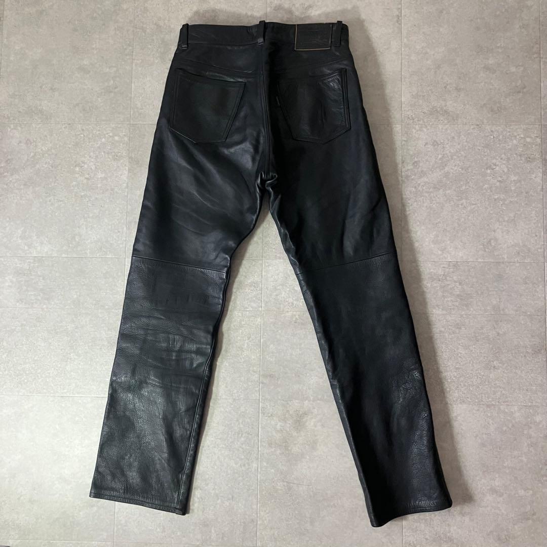 KUSHITANI 浜松 レザーパンツ/バイク/sizeLL/黒/