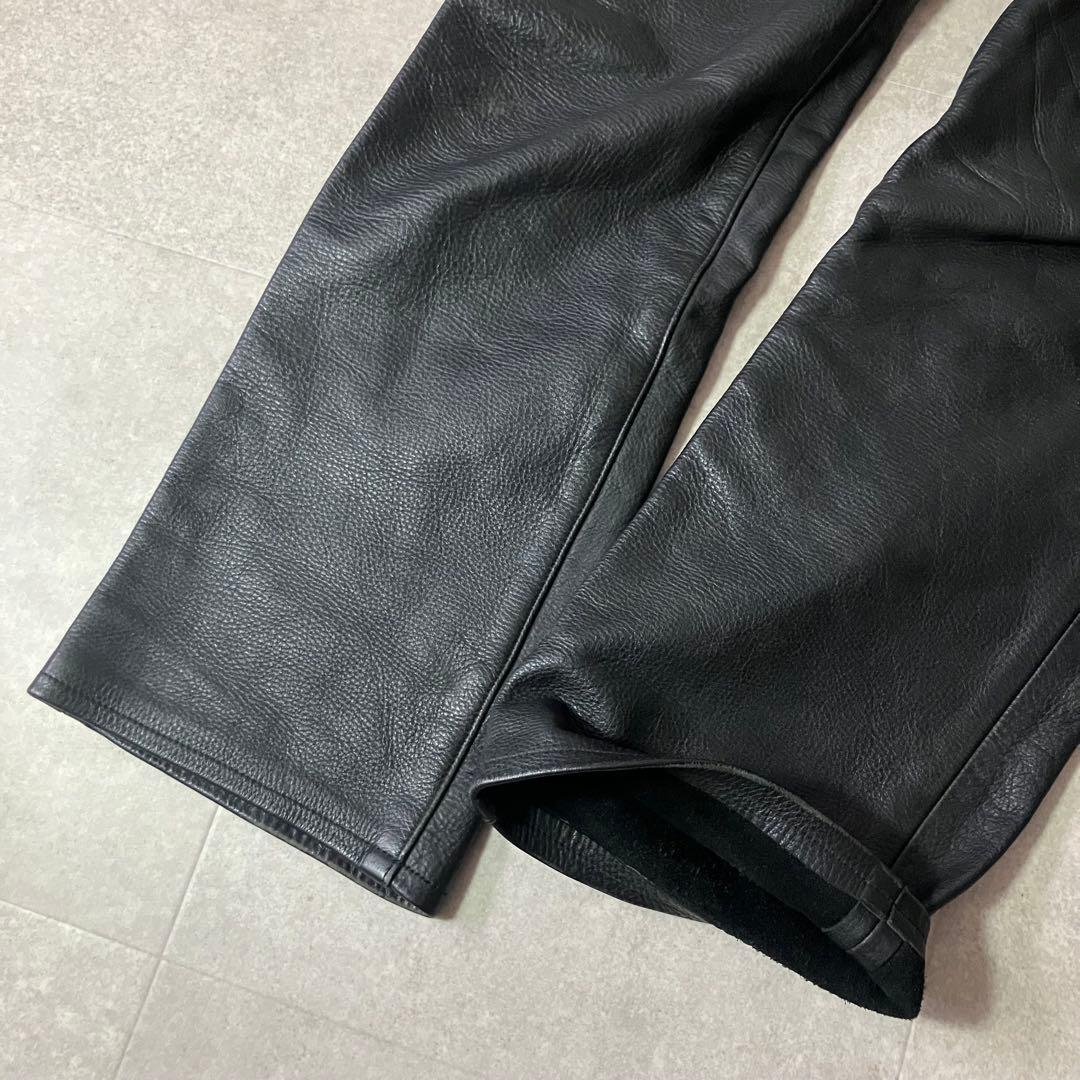 KUSHITANI 浜松 レザーパンツ/バイク/sizeLL/黒/