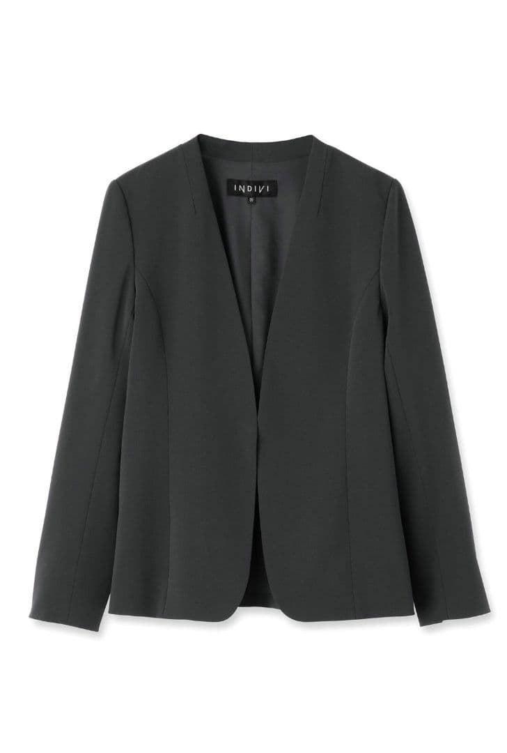 INDIVI　ノーカラージャケット　size12