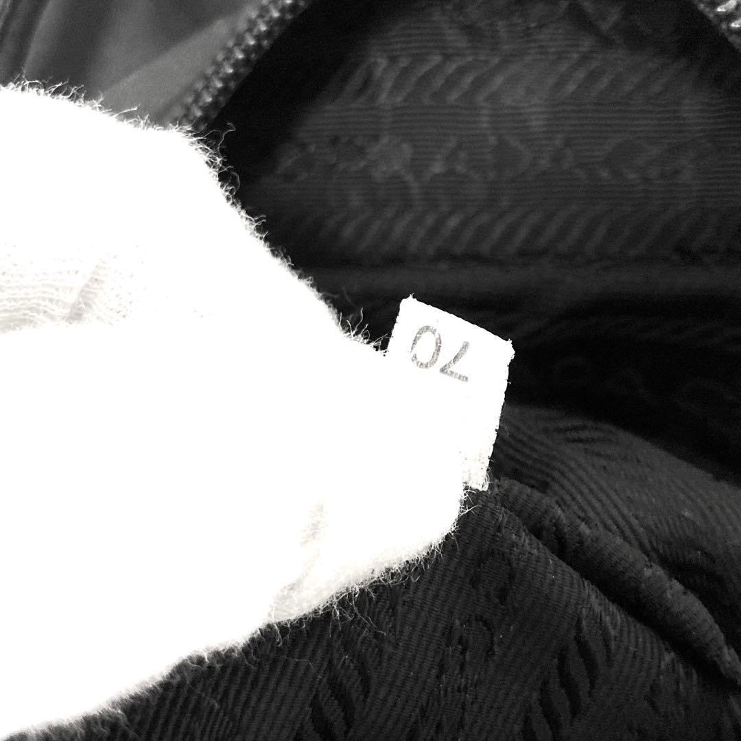 良品　PRADA プラダ　トートバッグ　ナイロン　ショルダーバッグ　ブラック　黒