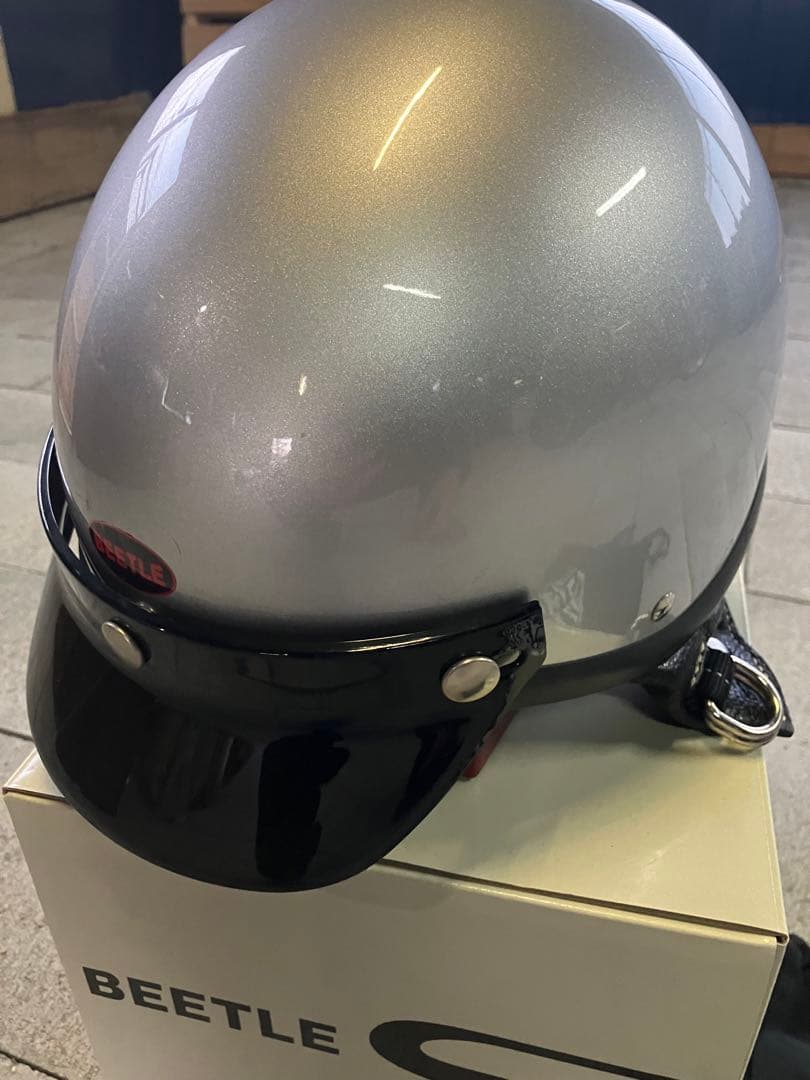 オーシャンビートル　ショーティー4 シルバー　XL