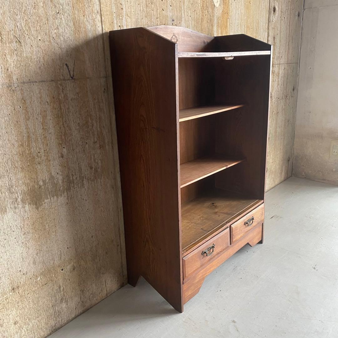 古家具　書棚　本棚　シェルフ　ヴィンテージ　アンティーク　オープンラック