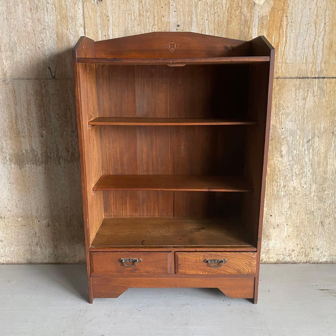 古家具　書棚　本棚　シェルフ　ヴィンテージ　アンティーク　オープンラック