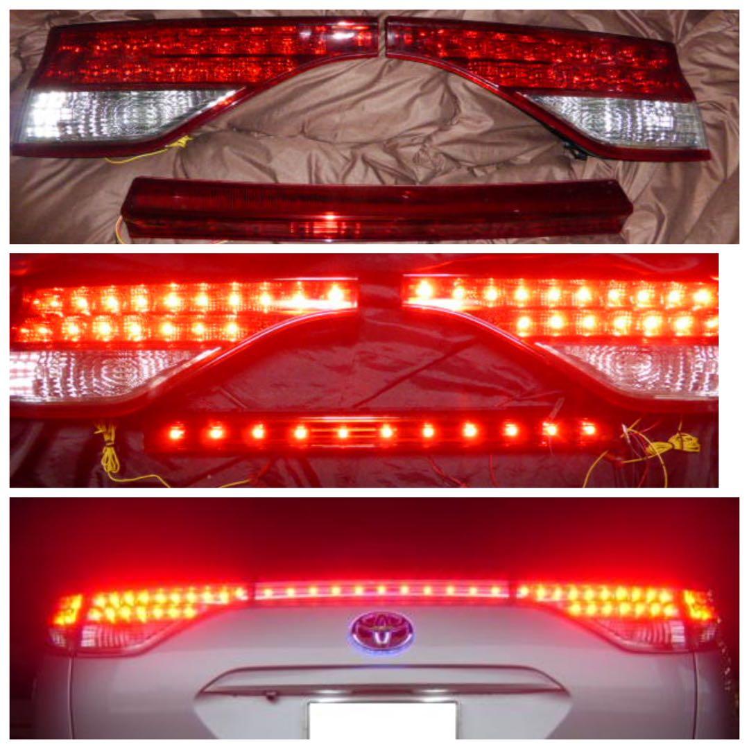 T*様 残り僅か！50系エスティマ中期後期レッドテールランプ全灯化LED加工品3