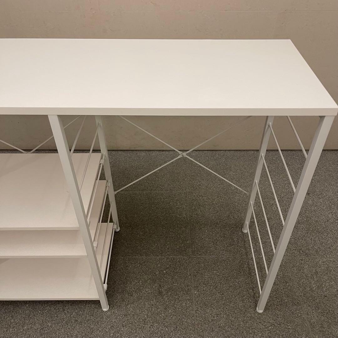 emery（エメリー）キッチンカウンター 120cm 幅 ホワイト