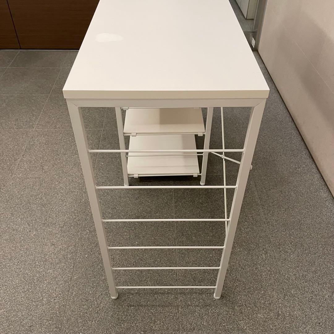 emery（エメリー）キッチンカウンター 120cm 幅 ホワイト