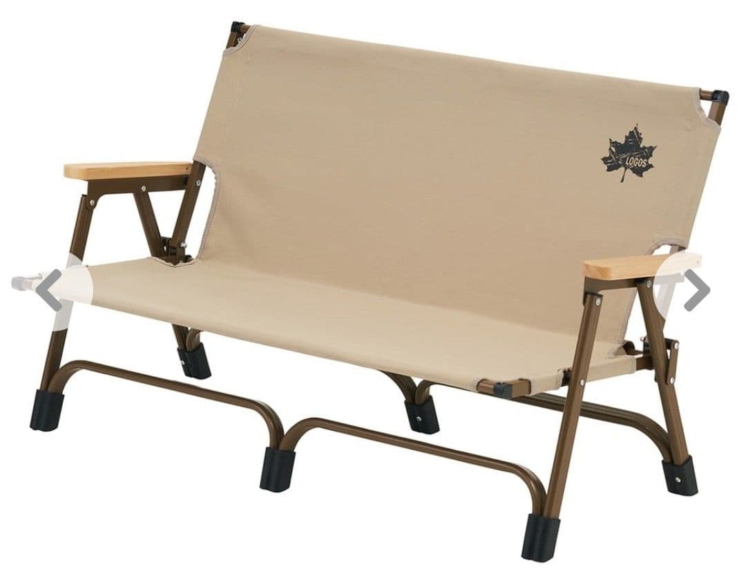 ロゴス　二人掛け アウトドアチェア　アウトドアベンチ　イス